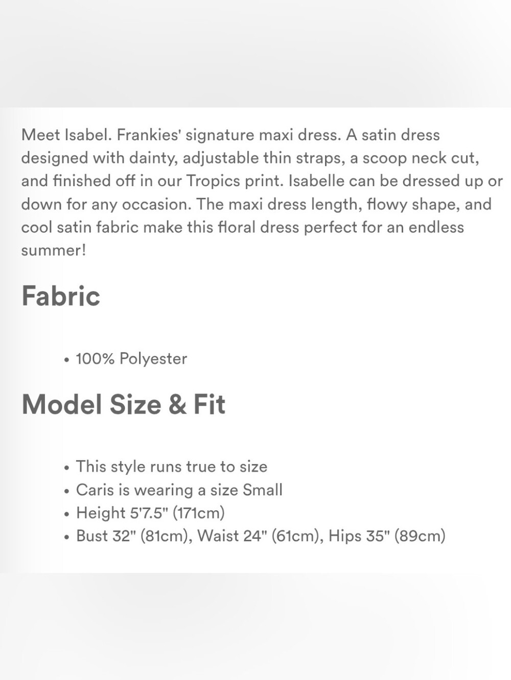 Frankie's Bikinis Tropical Floral Satin Slip Maxi Dress - Picture 5 of 5